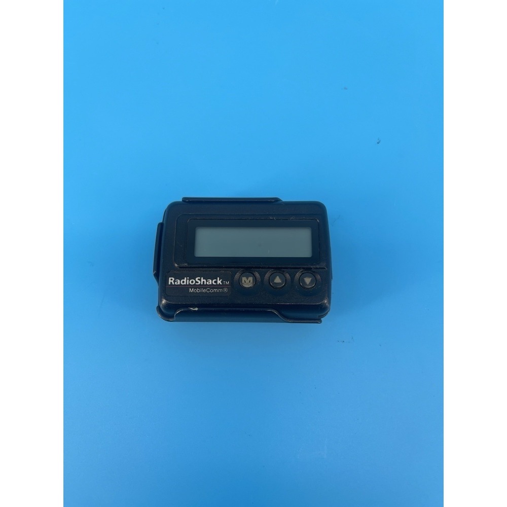 VTG RadioShack MobileComm Pager PA5PY20B Tested Works w/ Belt Clip Case